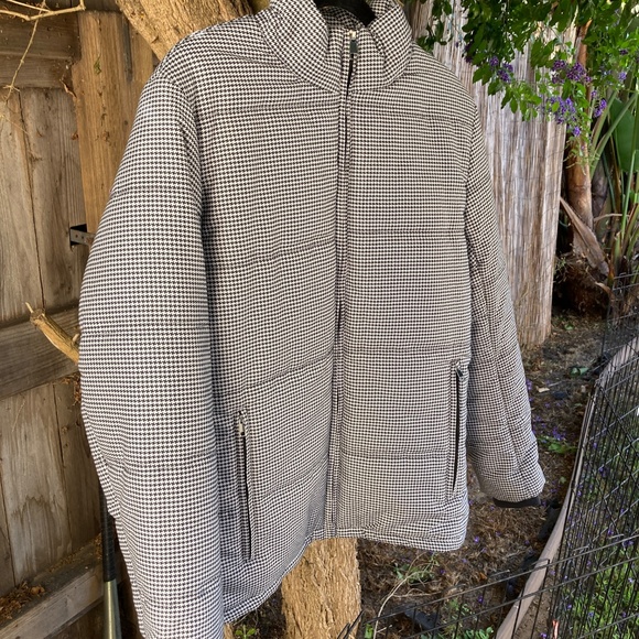 Black and White Puffer Jacket with Nice Detail by PURE NAVY - Picture 2 of 10